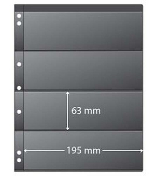 4 Row Stamp Clear Binder Page